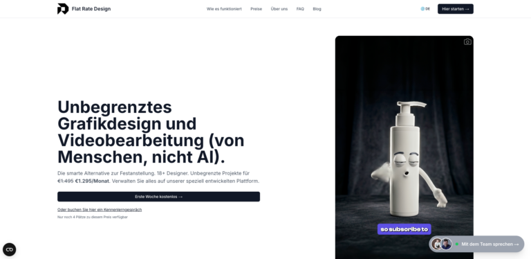 Unbegrenzte Designleistungen für 1.295 Euro im Monat: Dänisches Start-up expandiert nach Europa